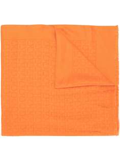 Salvatore Ferragamo Gancio print scarf