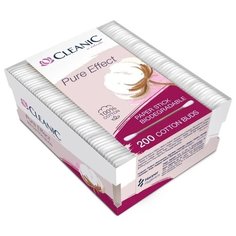 Ватные палочки Cleanic Pure Effect 200 шт. коробка