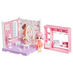 BONDIBON кукольный домик Куколки Oly "Гардеробная" ВВ4493, розовый/фиолетовый