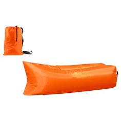 Надувной диван Arizone 260х70 см orange sun