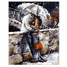 Paintboy Картина по номерам "Романтическая прогулка под дождем" 40х50 см (GX7538)