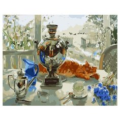 Color Kit Картина по номерам "У самовара" 40х50 см (CG653)