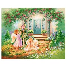 Color Kit Картина по номерам "Ангелы тишины" 40х50 см (CG843)