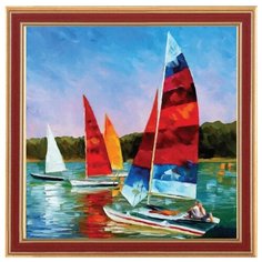 Color Kit Картина из пайеток Один парус для двоих (CMD013)