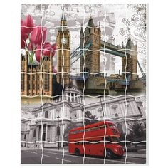 Color Kit Пазлы-стикеры Лондонский коллаж (XD12)