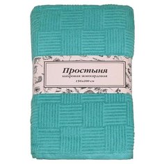 Простыня LUCKY махровая жаккардовая 150 х 200 см голубой