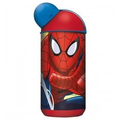 Бутылка Stor эрогономичная 0.4 л 400 пластик Человек-паук Красная паутина
