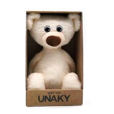 Мягкая игрушка UNAKY Soft toy Медвежонок Ермак белый 21 см, в коробке
