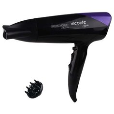 Фен Viconte VC-3725 черный/фиолетовый