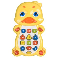 Развивающая игрушка BONDIBON Умный телефон Утенок ВВ4549 желтый