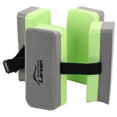 Жилет для плавания Larsen YP-10 (4 секции) графит/лайм one size