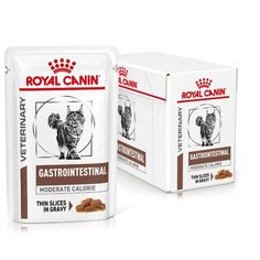 Корм для кошек Royal Canin Gastro Intestinal при проблемах с ЖКТ, при чувствительном пищеварении 12шт. х 85 г (кусочки в желе)
