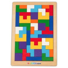 Головоломка Raduga Kids Тетрис голубой/желтый/зеленый