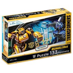 Пазл Origami Панорама Трансформеры Бамблби против зла (04600), 133 дет.