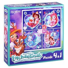 Набор пазлов Origami Энчантималс Групповой снимок (03999)