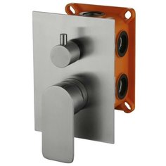 Смеситель для ванны с подключением душа BelBagno Nova NOV-SDMC-IN однорычажный встраиваемый