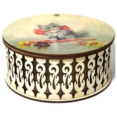 ПЕРЕСВЕТ Шкатулка Котенок AS-099-19 разноцветный