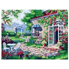 Белоснежка Картина по номерам "Терраса" 30х40 см (161-AS)