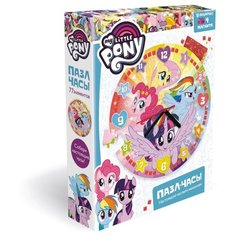 Часы-пазл Origami My Little Pony Волшебные подружки + 4 магнита (05082), 77 дет.