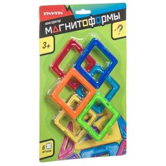Магнитный конструктор BONDIBON Магнитоформы ВВ4398 6 квадратов