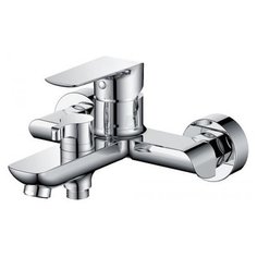 Смеситель для ванны с подключением душа KAISER Glory 69022 однорычажный серебристый