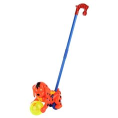 Каталка-игрушка Amico Щенок с мячиком (64973) красный
