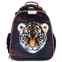№1 School ранец Basic Тигренок (1031324), черный/оранжевый