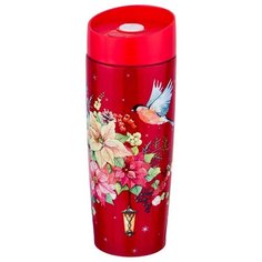 Термокружка Agness Торжество 709 (0.38 л) красный