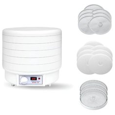 Сушилка ВолТера 500 Комфорт (с 3 решетчатыми, 7 сетчатыми и 7 поддонами для пастилы) белый