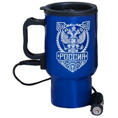Термокружка Командор Россия (0.45 л) синий