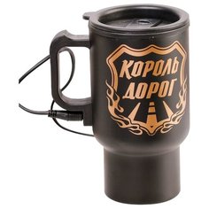 Термокружка Командор Король дорог (0.45 л) черный