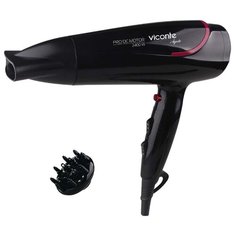 Фен Viconte VC-3724 черный/розовый
