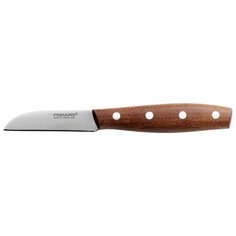 FISKARS Нож для чистки Norr 7 см серебристый/коричневый