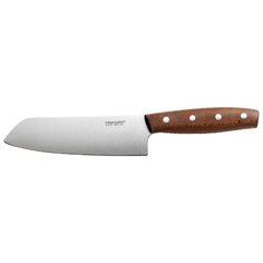 FISKARS Нож сантоку Norr 16 см серебристый/коричневый
