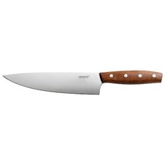 FISKARS Нож поварской Norr 20 см серебристый/коричневый