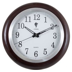 Часы настенные кварцевые Leonord LC-02 темно-коричневый