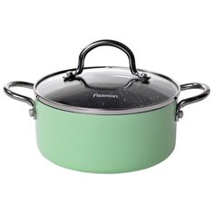 Кастрюля Fissman Mini Chef 1,3 л, зеленый