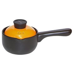 Ковш Fissman DEL FUOCO 1 л, черный/оранжевый