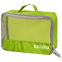EL CASA Чехол дорожный 26х20х10 см зелeный