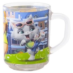 ND Play Кружка 44 Котенка 250 мл (подарочная упаковка) 286160 голубой/зеленый