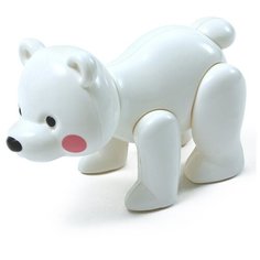 Развивающая игрушка Ути-Пути Крутилка Медведь белый