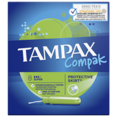 TAMPAX тампоны Compak Super 8 шт.