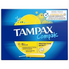 TAMPAX тампоны Compak Regular 16 шт.