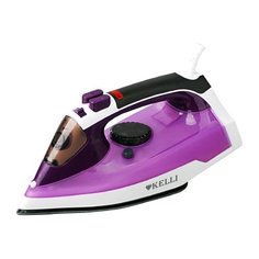 Утюг Kelli KL-1621 фиолетовый/белый/черный