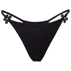 Le Cabaret Трусы Стринги с низкой посадкой, размер 42-46, черный