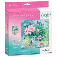 Origami Набор алмазной вышивки Алмазные узоры Дикая роза (04735) 20х20см