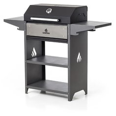 Угольный гриль Gratar Family Optima BBQ, черный/серый