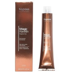 Kapous Professional Magic Keratin Краска для волос, 100 мл, 5.25 светлый коричневый мокко
