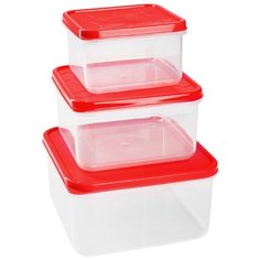 Giaretti Набор контейнеров для продуктов Vitamino/Amore GR1858 сочный томат