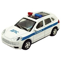 Легковой автомобиль Hoffmann Полиция ДПС (49518) 1:43 10.8 см белый